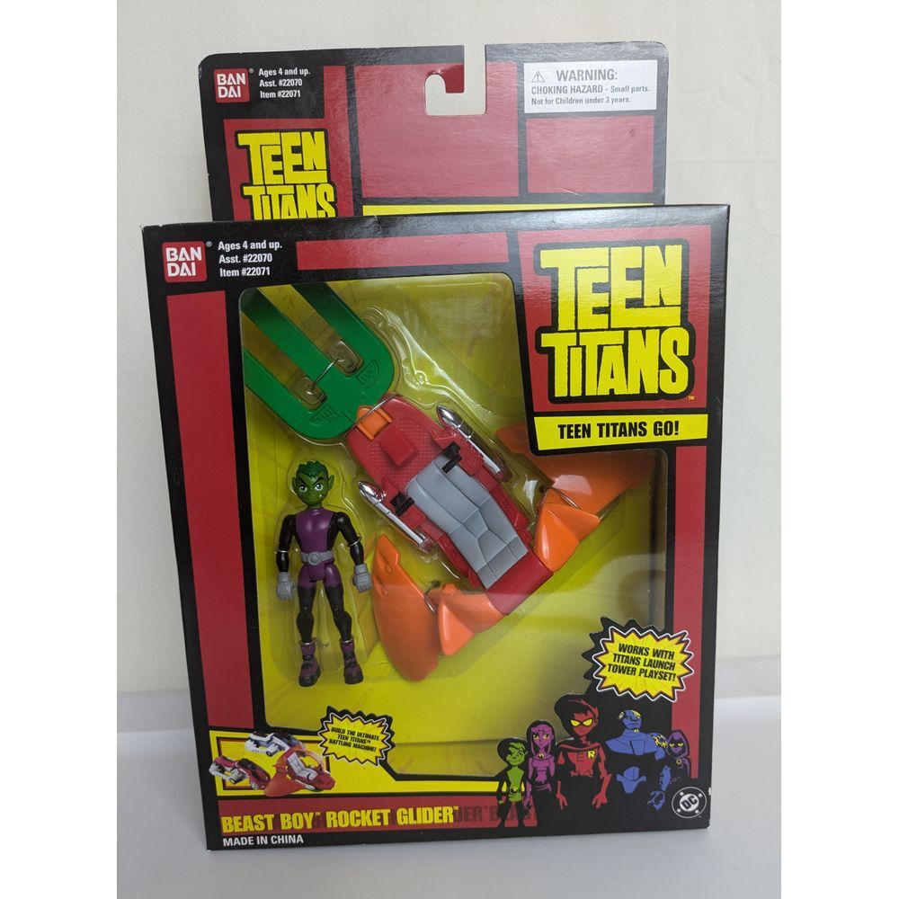 Bandai Teen Titans Beast Boy Rocket Glider Item #22071 Toy Collectible Gft